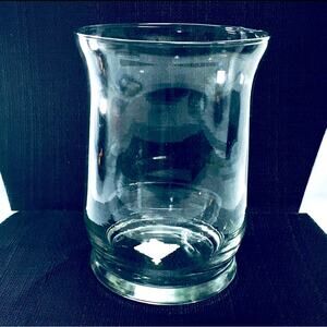 Clear Glass Bucket Vase